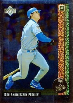 #35 Dean Palmer - Kansas City Royals - 1998 Upper Deck - 10th Anniversary Preview Baseball