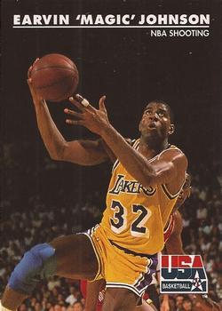 #35 Earvin "Magic" Johnson - USA - 1992 SkyBox USA Basketball
