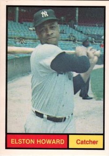 #35 Elston Howard - New York Yankees -1982 Galasso 1961 World Champions New York Yankees Baseball