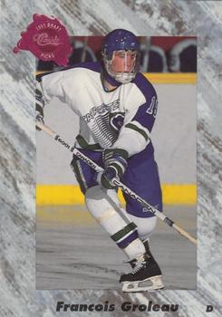 #35 Francois Groleau - Calgary Flames - 1991 Classic Four Sport