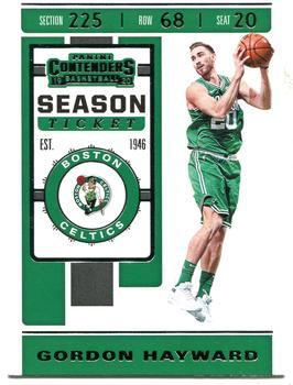 #35 Gordon Hayward - Boston Celtics - 2019-20 Panini Contenders Basketball