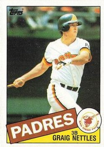 #35 Graig Nettles - San Diego Padres - 1985 Topps Baseball