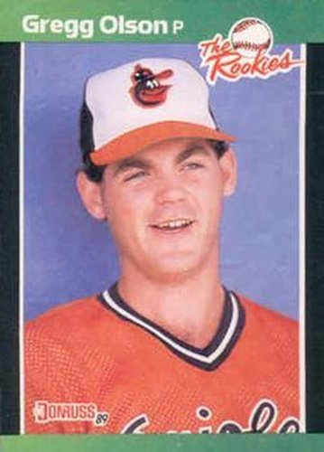 #35 Gregg Olson - Baltimore Orioles - 1989 Donruss The Rookies Baseball