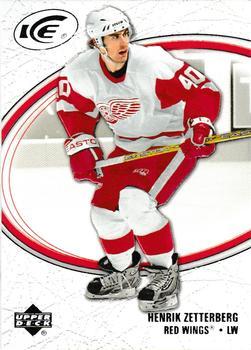 #35 Henrik Zetterberg - Detroit Red Wings - 2005-06 Upper Deck Ice Hockey