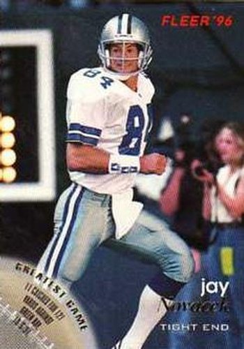 #35 Jay Novacek - Dallas Cowboys - 1996 Fleer Football