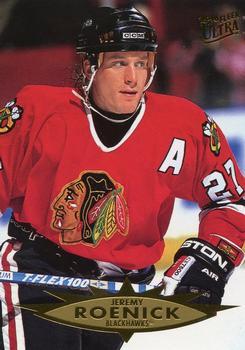 #35 Jeremy Roenick - Chicago Blackhawks - 1995-96 Ultra Hockey