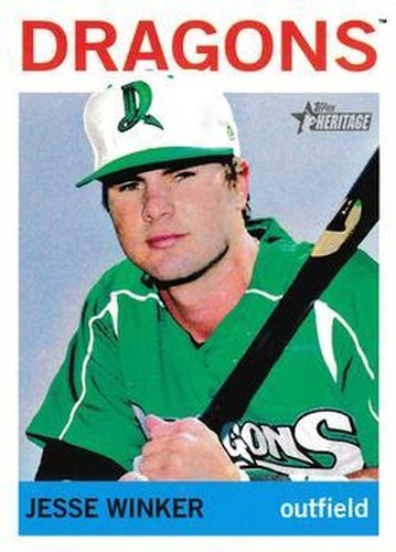 #35 Jesse Winker - Dayton Dragons - 2013 Topps Heritage Minor League Baseball