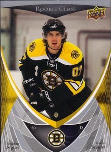 #35 Jonathan Sigalet - Boston Bruins - 2007-08 Upper Deck Rookie Class Box Set Hockey