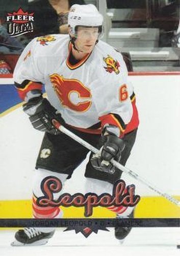 #35 Jordan Leopold - Calgary Flames - 2005-06 Ultra Hockey