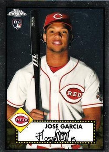 #35 Jose Garcia - Cincinnati Reds - 2021 Topps Chrome Platinum Anniversary Baseball