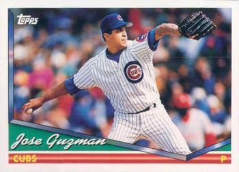 #35 Jose Guzman - Chicago Cubs - 1994 Topps Baseball