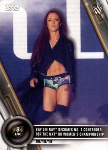 #35 Kay Lee Ray Becomes No. 1 Contender for the NXT UK Women's Championship - 2020 Topps WWE Women's Division Wrestling