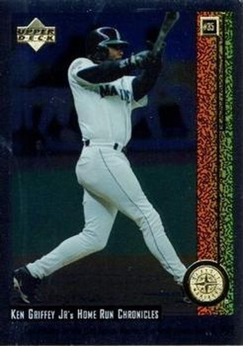 #35 Ken Griffey Jr. - Seattle Mariners - 1998 Upper Deck - Ken Griffey Jr.'s Home Run Chronicles Baseball