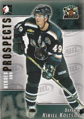 #35 Kirill Koltsov - Manitoba Moose - 2004-05 In The Game Heroes and Prospects Hockey