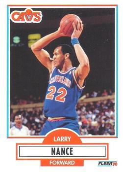 #35 Larry Nance - Cleveland Cavaliers - 1990-91 Fleer Basketball