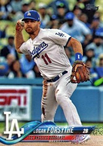 #35 Logan Forsythe - Los Angeles Dodgers - 2018 Topps Baseball