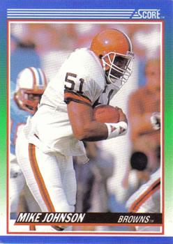 #35 Mike Johnson - Cleveland Browns - 1990 Score Football