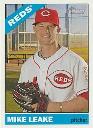 #35 Mike Leake - Cincinnati Reds - 2015 Topps Heritage Baseball