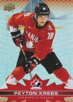 #35 Peyton Krebs - Canada - 2021-22 Upper Deck Tim Hortons Team Canada Hockey