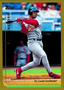 #35 Ray Lankford - St. Louis Cardinals - 1999 Topps Baseball