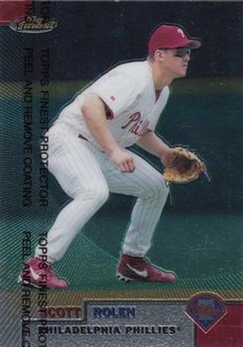 #35 Scott Rolen - Philadelphia Phillies - 1999 Finest Baseball