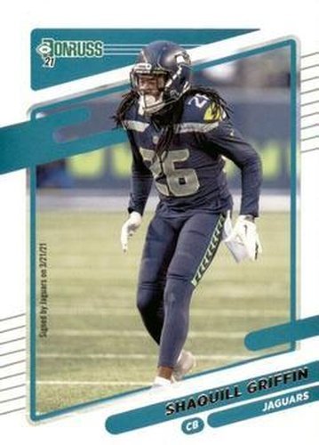 #35 Shaquill Griffin - Jacksonville Jaguars - 2021 Donruss Football