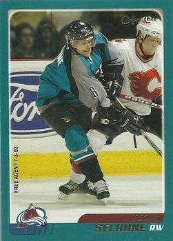 #35 Teemu Selanne - Colorado Avalanche - 2003-04 O-Pee-Chee Hockey