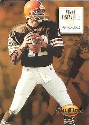 #35 Vinny Testaverde - Cleveland Browns - 1994 SkyBox Premium Football