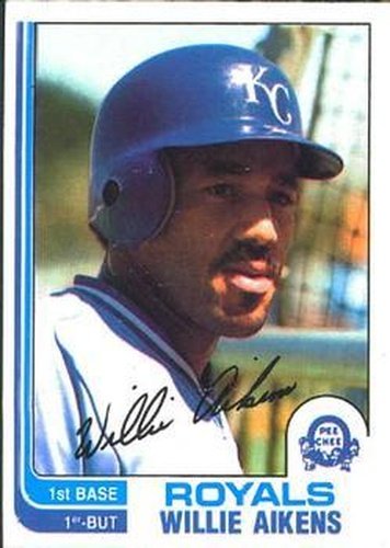 #35 Willie Aikens - Kansas City Royals - 1982 O-Pee-Chee Baseball