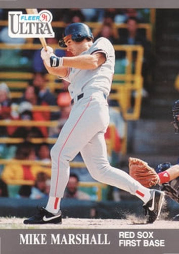 #35 Mike Marshall - Boston Red Sox - 1991 Ultra Baseball