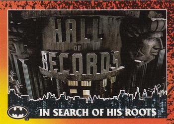 #35 In Search of His Roots - 1992 Topps Batman Returns