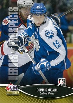 #35 Dominik Kubalik - Sudbury Wolves - 2012-13 In The Game Heroes and Prospects Hockey