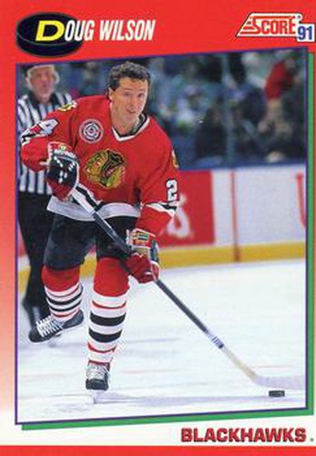 #35 Doug Wilson - Chicago Blackhawks - 1991-92 Score Canadian Hockey
