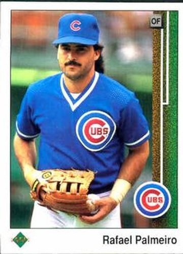 #235 Rafael Palmeiro - Chicago Cubs - 1989 Upper Deck Baseball
