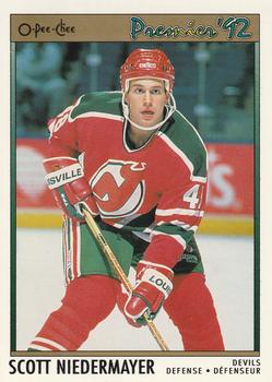 #35 Scott Niedermayer - New Jersey Devils - 1991-92 O-Pee-Chee Premier Hockey
