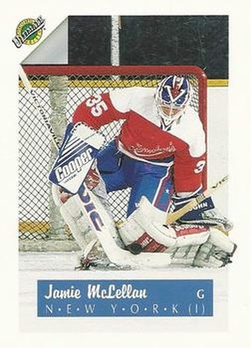 #35 Jamie McLennan - New York Islanders - 1991 Ultimate Draft Hockey