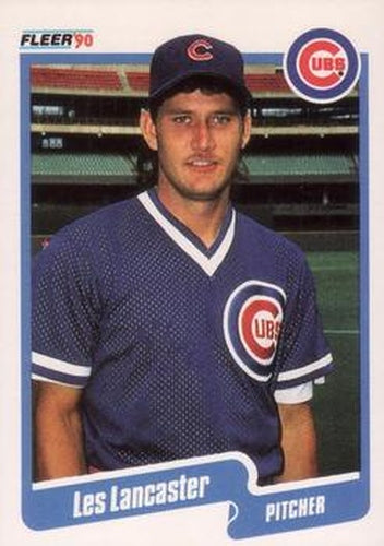 #35 Les Lancaster - Chicago Cubs - 1990 Fleer USA Baseball
