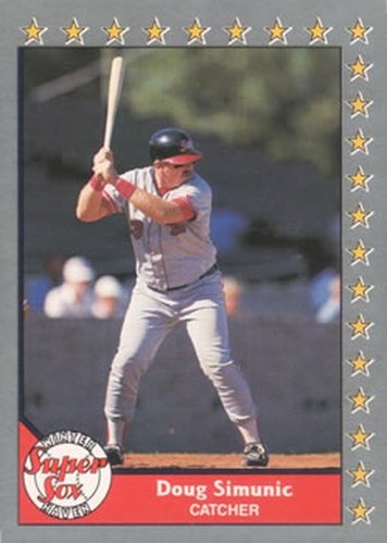 #35 Doug Simunic - Winter Haven Super Sox - 1990 Pacific Senior League Baseball