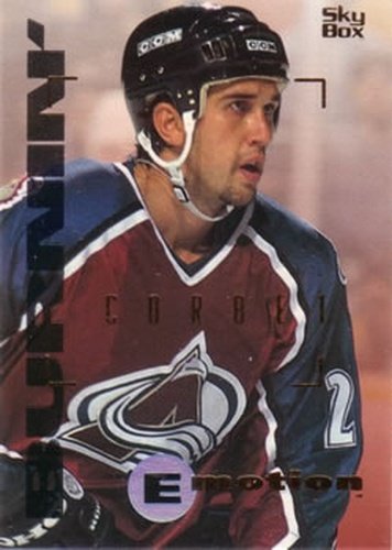 #35 Rene Corbet - Colorado Avalanche - 1995-96 SkyBox E-Motion Hockey