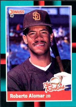 #35 Roberto Alomar - San Diego Padres - 1988 Donruss The Rookies Baseball