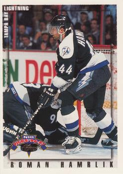 #35 Roman Hamrlik - Tampa Bay Lightning - 1996-97 Topps NHL Picks Hockey