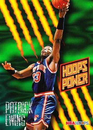 #PR-35 Patrick Ewing - New York Knicks - 1994-95 Hoops Basketball - Power Ratings