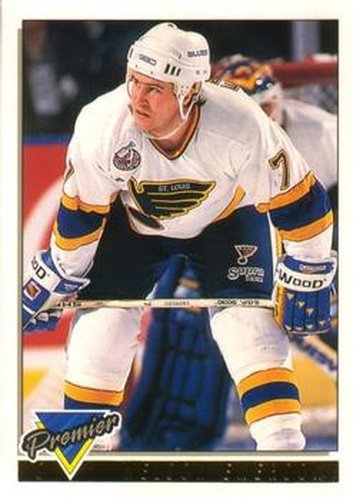 #35 Nelson Emerson - St. Louis Blues - 1993-94 O-Pee-Chee Premier Hockey - Gold