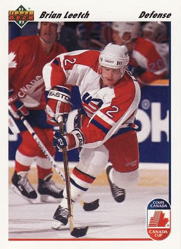 #35 Brian Leetch - USA - 1991-92 Upper Deck Hockey