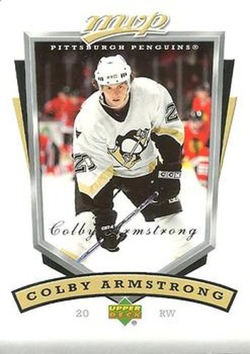 #235 Colby Armstrong - Pittsburgh Penguins - 2006-07 Upper Deck MVP Hockey