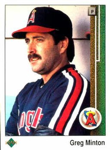 #635 Greg Minton - California Angels - 1989 Upper Deck Baseball