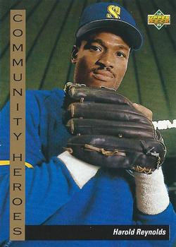 #35 Harold Reynolds - Seattle Mariners - 1993 Upper Deck Baseball