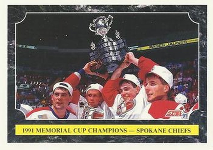 #360 Memorial Cup Spokane - 1991-92 Score Canadian Hockey