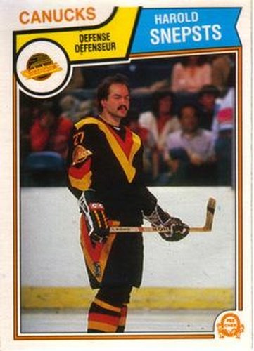 #360 Harold Snepsts - Vancouver Canucks - 1983-84 O-Pee-Chee Hockey