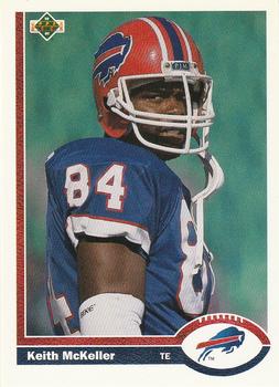 #360 Keith McKeller - Buffalo Bills - 1991 Upper Deck Football